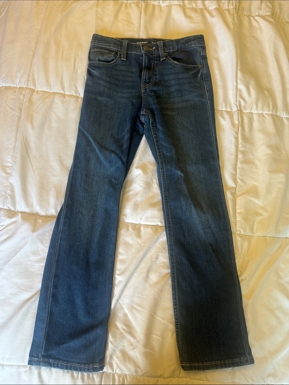 Old Navy Dark Blue Straight Leg Jeans